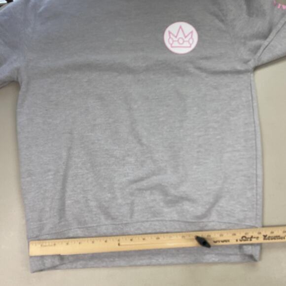Super Nintendo World Sweatshirt Adult L Princess Peach Castle Universal Studios - Picture 8 of 11